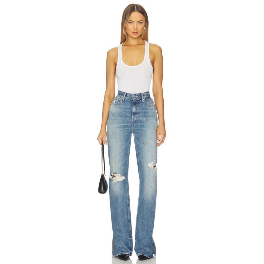 NWT Good American The Khloe Jean High Rise Straight Leg Jeans sz 27 - Picture 5 of 12